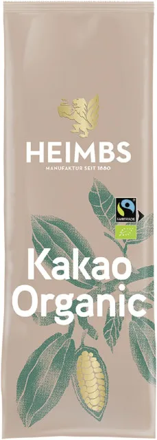 Heimbs Kakaohaltiges Getr&auml;nkepulver Fairtrade/Bio 10 x 1 kg