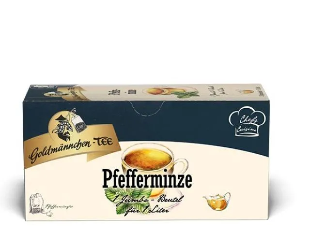 Thé Goldmännchen Jumbo à la menthe poivrée 20 sachets de 3,5 g