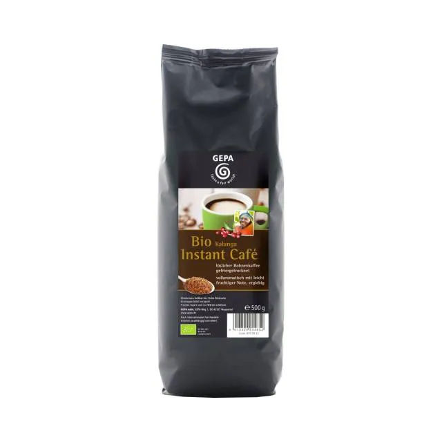 Gepa Bio Kalanga Instant Cafe 10 x 500g Instantkaffee, Bio Fairtrade
