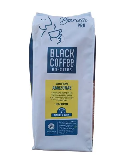 Black Coffee Roasters Barista Pro Amazonas Kaffeebohnen 1 kg ger&ouml;stet