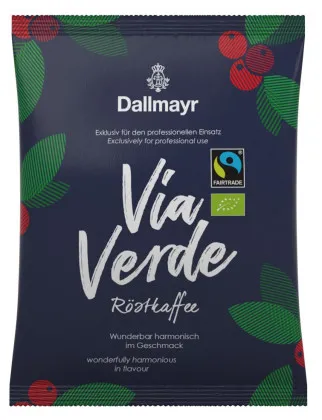 Dallmayr Via Verde Café filtre moulu, 85 sachets de 70 g