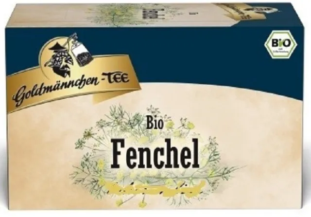 Goldm&auml;nnchen Tee Fenchel Kr&auml;utertee 20 x 1,5g Teebeutel, Bio
