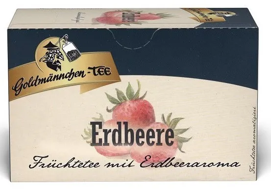 Goldm&auml;nnchen Tee Erdbeere 20 x 1,5g Teebeutel