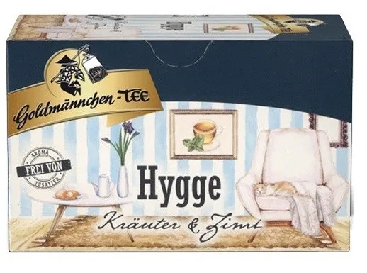 Thé Goldmännchen Hygge aux herbes et à la cannelle, 20 sachets de 2 g