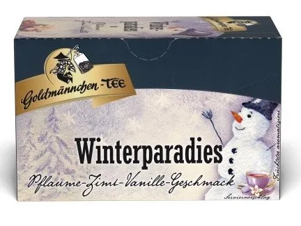 Thé Goldmännchen Winterparadies Prune-Cannelle 20 sachets de 2,5 g