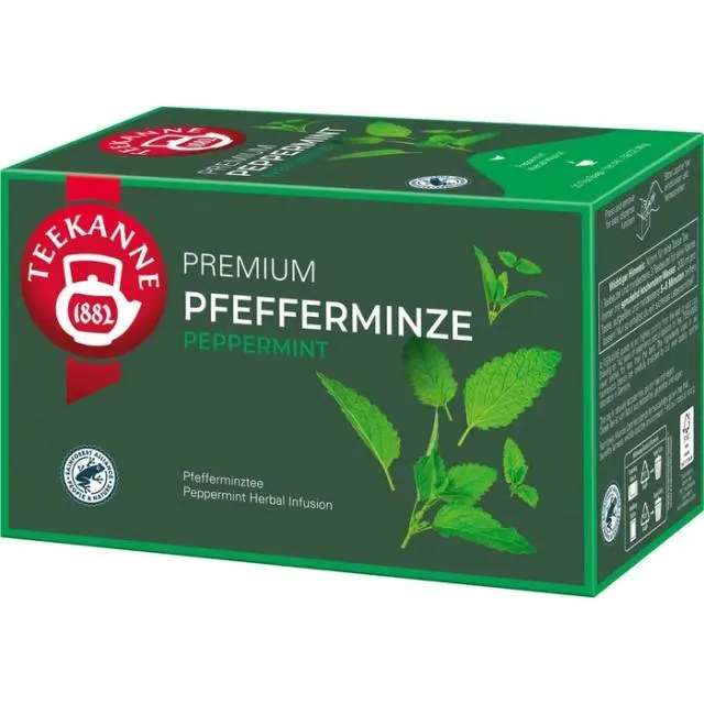 Teekanne Premium Thé à la menthe poivrée, 20 sachets de 1,75 g