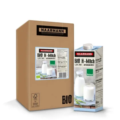 Naarmann bio Lait UHT 1,5 % de matière grasse 1 x 1 L Bioland