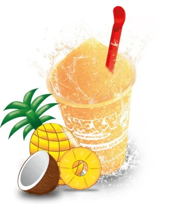 Sneky Slush Sirop pour glace pilée Pina Colada* 5 litres, sans AZO