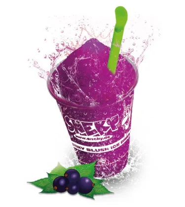 Sneky Slush sirop pour glace pilée Cassis* 5 litres, sans AZO