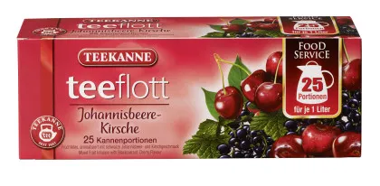 Teekanne teeflott Groseille-Cerise 25 dosettes pour théière