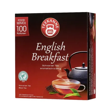 Teekanne English Breakfast 100 x 1,75 g sachets de thé, Rainforest Alliance