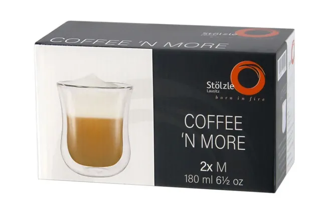 Stölzle Lausitz verre à café / verre à thé M 0,18 l Coffee N More lot de 2