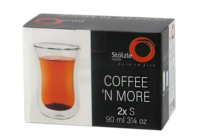 Stölzle Lausitz verre à café / verre à thé S 0,09 l Coffee N More lot de 2