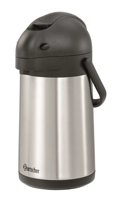 Bartscher pichet isotherme à pompe 1,9 litre argent-noir