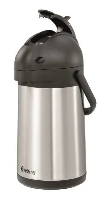 Bartscher pichet isotherme à pompe 1,9 litre argent-noir