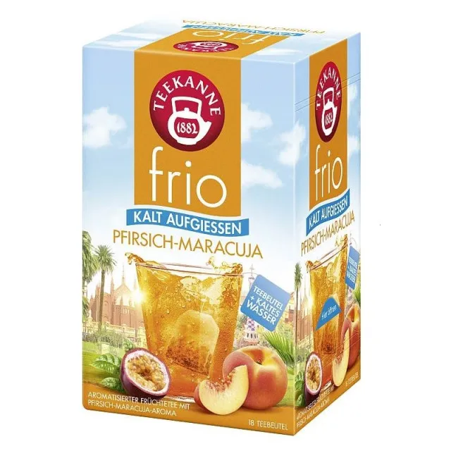 Teekanne frio Pêche-Fruit de la passion 18 sachets de thé