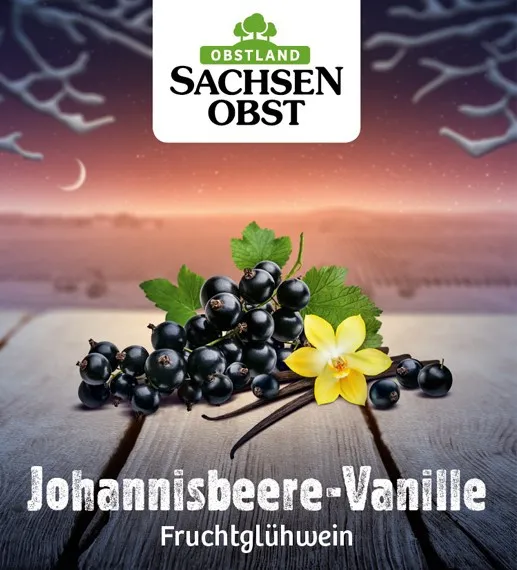 Sachsenobst Fruchtgl&uuml;hwein Johannisbeer-Vanille 10 Liter Bag-in-Box