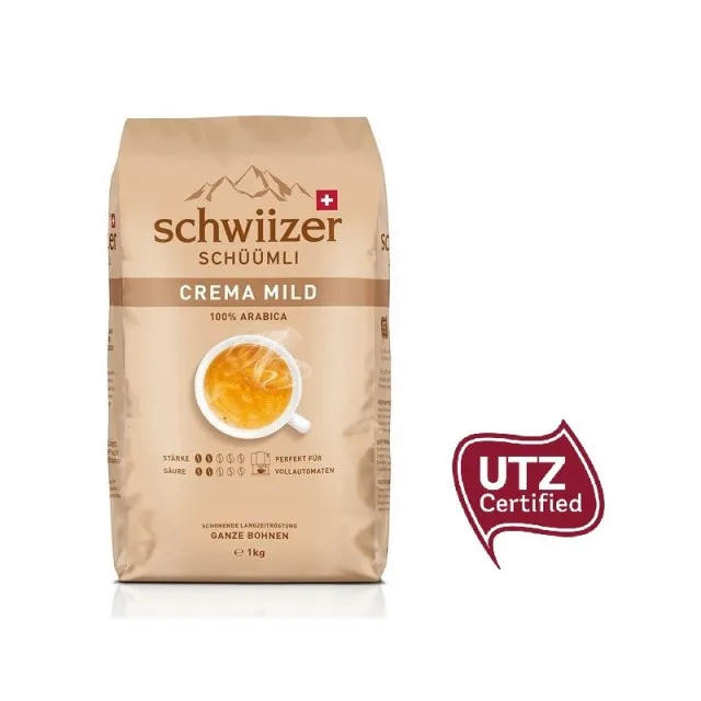 Schwiizer Sch&uuml;&uuml;mli Crema mild 1kg ganze Bohne