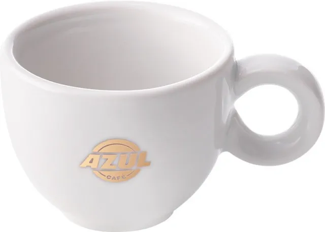 Azul Tasse à espresso 60 ml blanche lot de 6 tasses