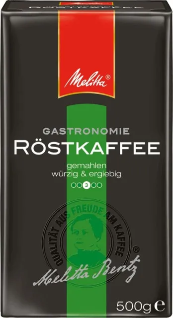 Melitta Café torréfié gastronomique corsé et économique 500 g moulu