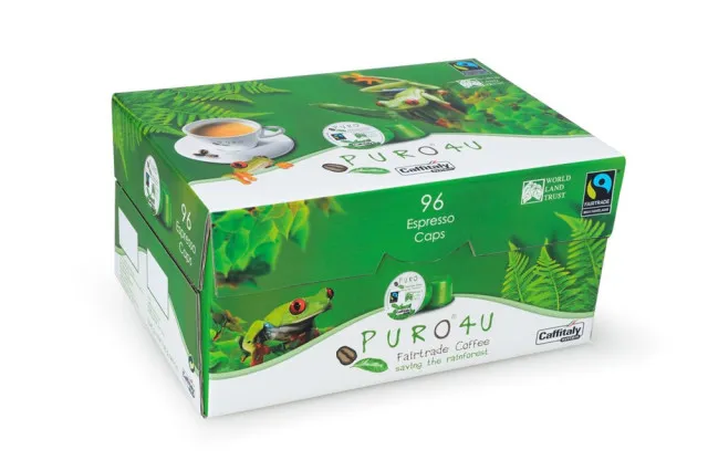 Capsules de café Puro Espresso Fairtrade 96 pièces