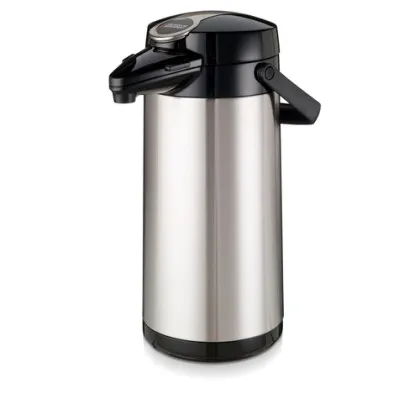 Bonamat Airpot Furento 2,2 Liter Pumpkanne mit Edelstahlinnenzylinder