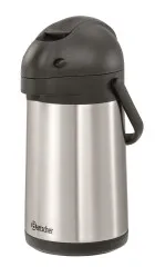 Bartscher pichet isotherme à pompe 1,9 litre argent-noir