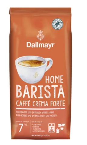 Dallmayr Home Barista Cafe Crema Forte 8 x 1 kg ganze Bohne