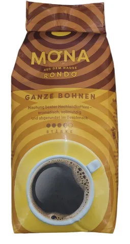Röstfein Mona Café torréfié 8 x 1 kg Grains entiers