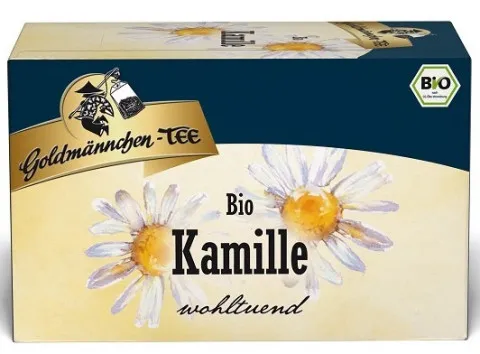 Thé Goldmännchen à la camomille, tisane, 20 sachets de 1,5 g, bio