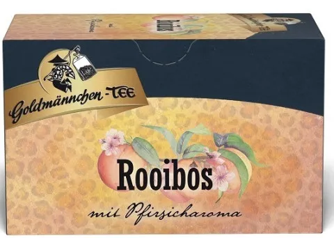 Goldmännchen Thé Rooibos Pêche 20 sachets de 2 g