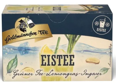 Thé Goldmännchen, thé glacé, thé vert, citronnelle-gingembre, 20 sachets de 1,5 g
