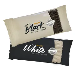Hellma Biscuits fins Black & White 200 pièces emballées individuellement
