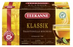 Teekanne classique Thé noir 20 sachets, Rainforest Alliance