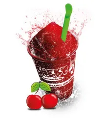Sneky Slush Sirop pour glace pilée Amarena Cerise* avec colorant naturel 5 litres