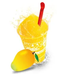 Sneky Slush sirop pour glace pilée Eis - Mangue* avec colorant naturel 5 litres