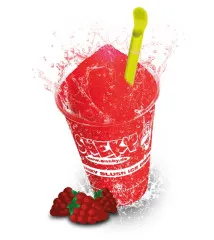 Sneky Slush Sirop pour glace pilée Eis Sirup Framboise rouge* avec colorant naturel 5 litres