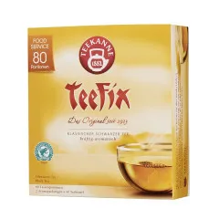 Teekanne Teefix Thé noir 80 sachets de 1,75 g, Rainforest Alliance