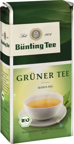 Bünting Thé vert 180 g en vrac, bio
