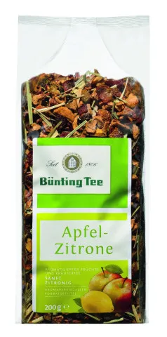 Thé Bünting Thé Pomme-Citron Thé aux fruits 200 g en vrac