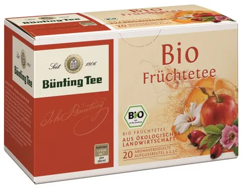 Bünting Thé aux fruits 20 sachets de 2,5 g, bio