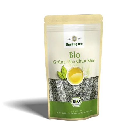 Thé Bünting Thé vert Chun Mee en vrac 100 g, bio