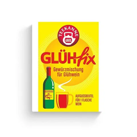 Teekanne Gl&uuml;hFix 5 x 2 g mélange d'épices pour vin chaud