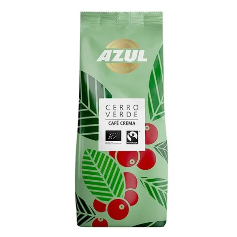 Azul Cerro Verde Caf&eacute; Crema 500 g en grains entiers, bio, commerce &eacute;quitable
