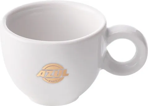 Azul Tasse à espresso 60 ml blanche lot de 6 tasses