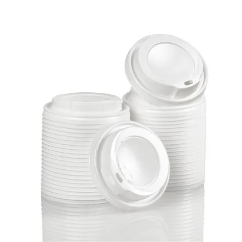Couvercles en plastique pour café à emporter 8 oz/200 ml 1 lot = 100 pièces / 1 rouleau