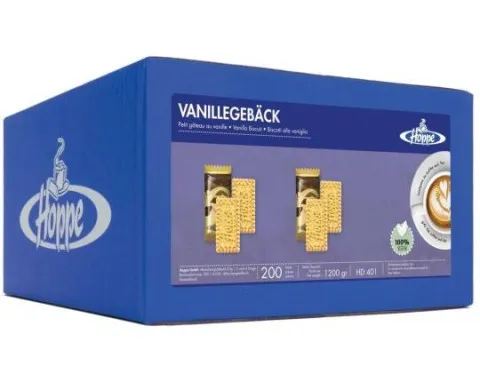 Hoppe Biscuits à la vanille 200 pièces emballées individuellement