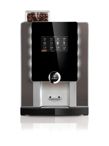 laRhea V+ Grande Premium grande machine à café en grains à eau fixe, chaudière à induction, moulin réglable