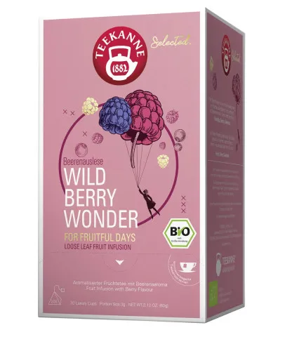 Teekanne BIO Selected Wild Berry Wonder 25 sachets de 3 g, bio