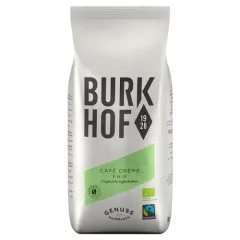 Burkhof Bio/FT Cafe Creme 6 x 1 kg ganze Bohne